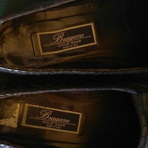 Men's dress shoes BLK w tassels. They are used